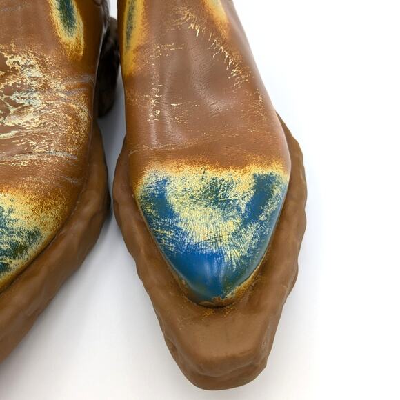 CAMPER Gender Inclusive Venga Women's Chelsea Boot Brown Multi size US7.5 EU38 - Picture 13 of 16